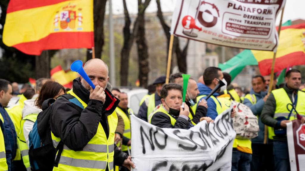 Manifestación transportistas
