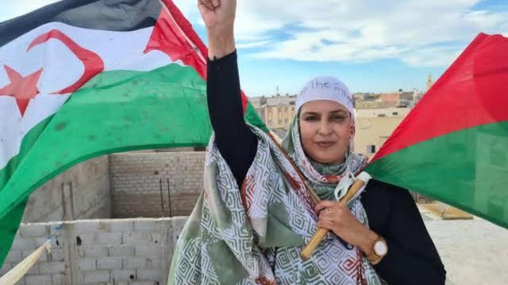 La activista saharaui Sultana Jaya.