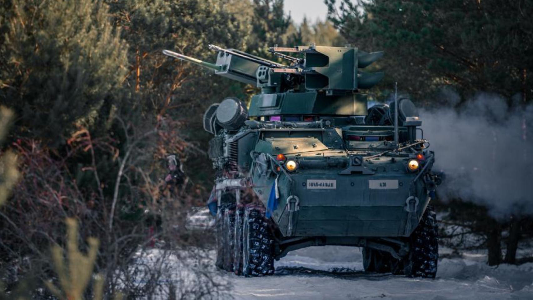 M-SHORAD, el escudo aéreo portátil, de maniobras en Estonia