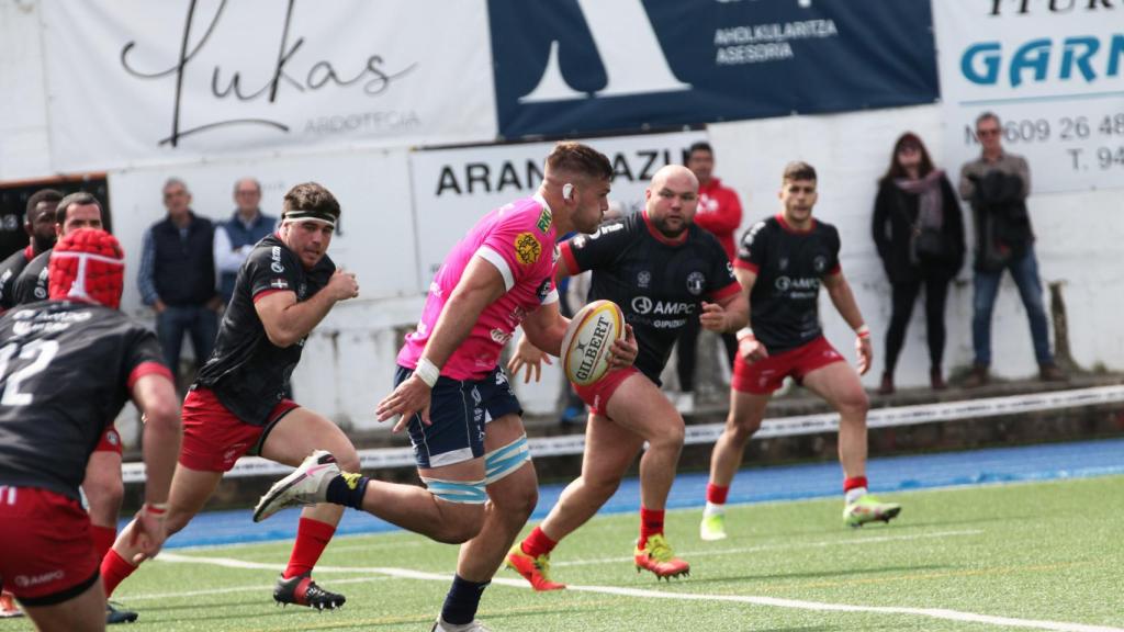 Foto del partido del VRAC contra el Oridizia