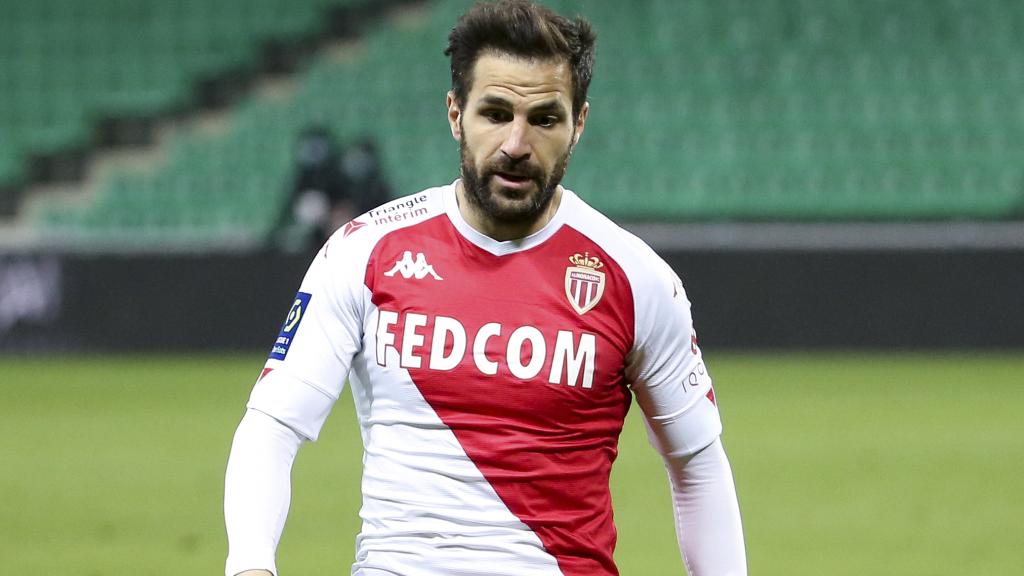 Cesc Fàbregas, en un partido del AS Mónaco