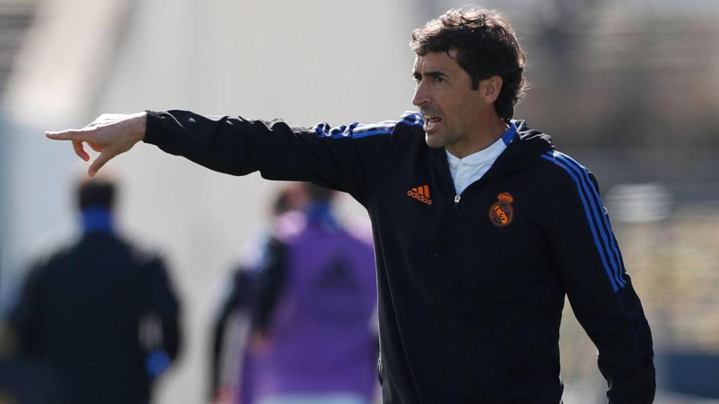 Raúl González Blanco, en un partido del Real Madrid Castilla