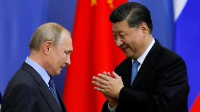 Vladimir Putin y Xi Jinping.
