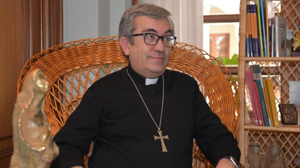Luis Argüello durante la entrevista