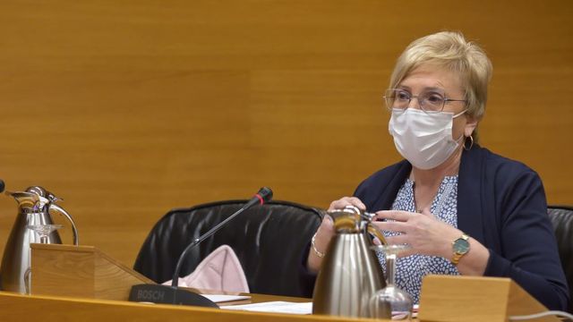 Ana Barceló, ayer en la Comisión de Sanidad de las Cortes Valencianas.