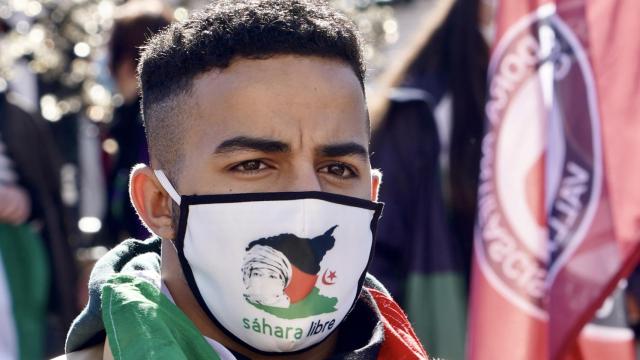 Imagen de archivo de una concentración en favor del pueblo saharaui