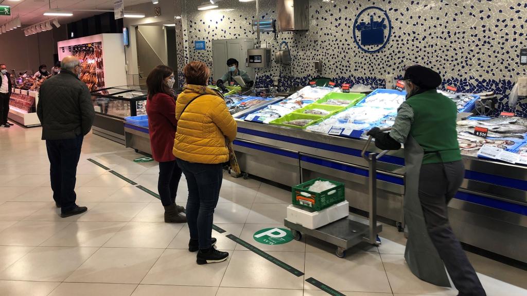 Pescadería de Mercadona.