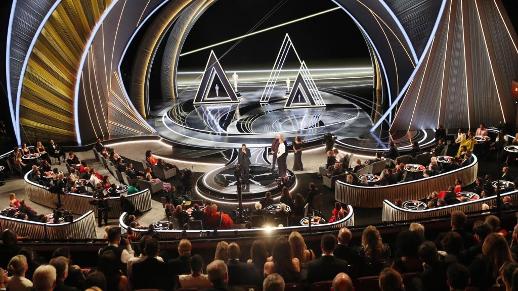 Will Smith en su discurso como mejor actor en la ceremonia de los Oscar.