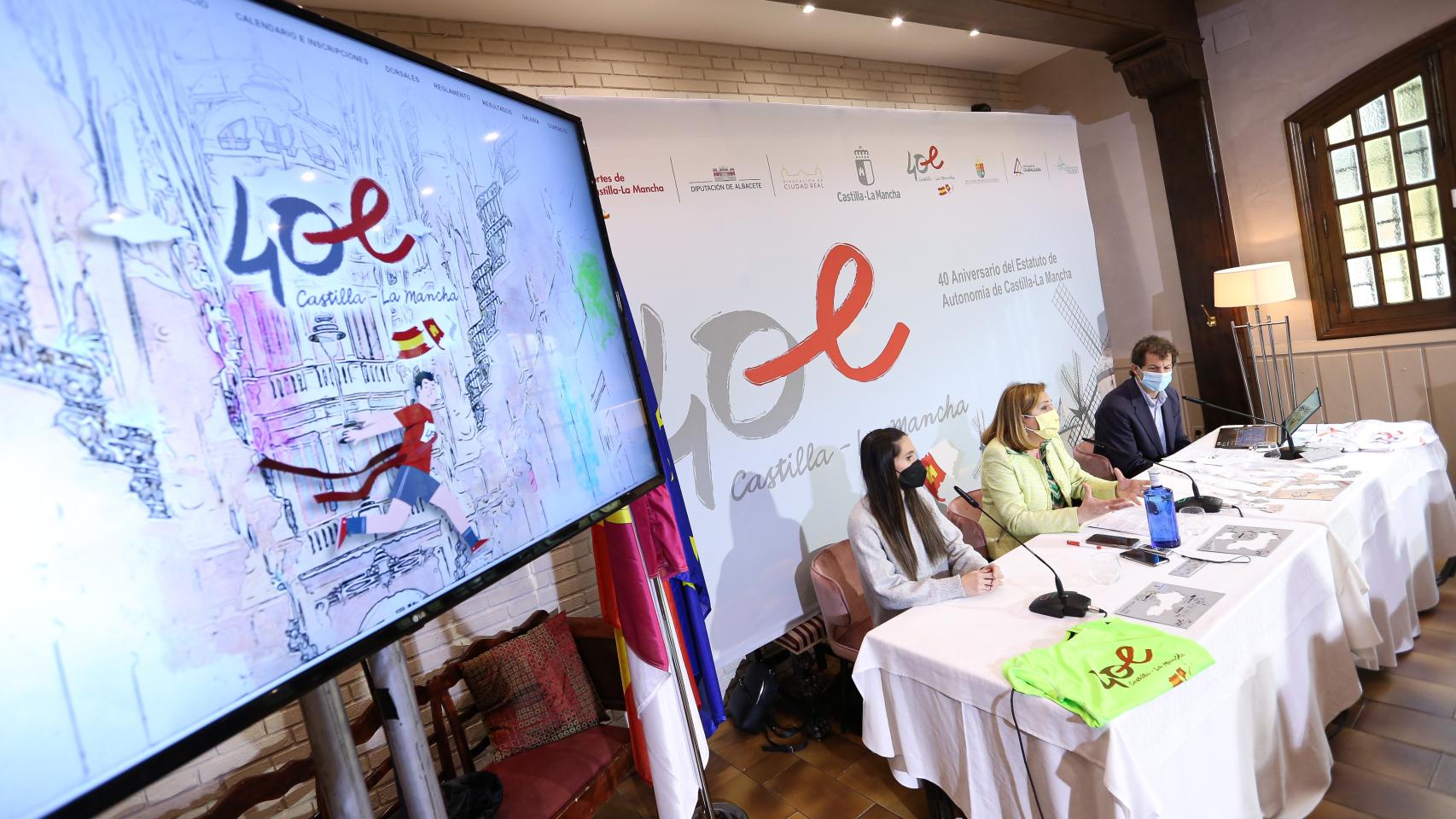 El circuito de carreras '40 Aniversario del Estatuto de Castilla-La Mancha' se ha presentado en Toledo.
