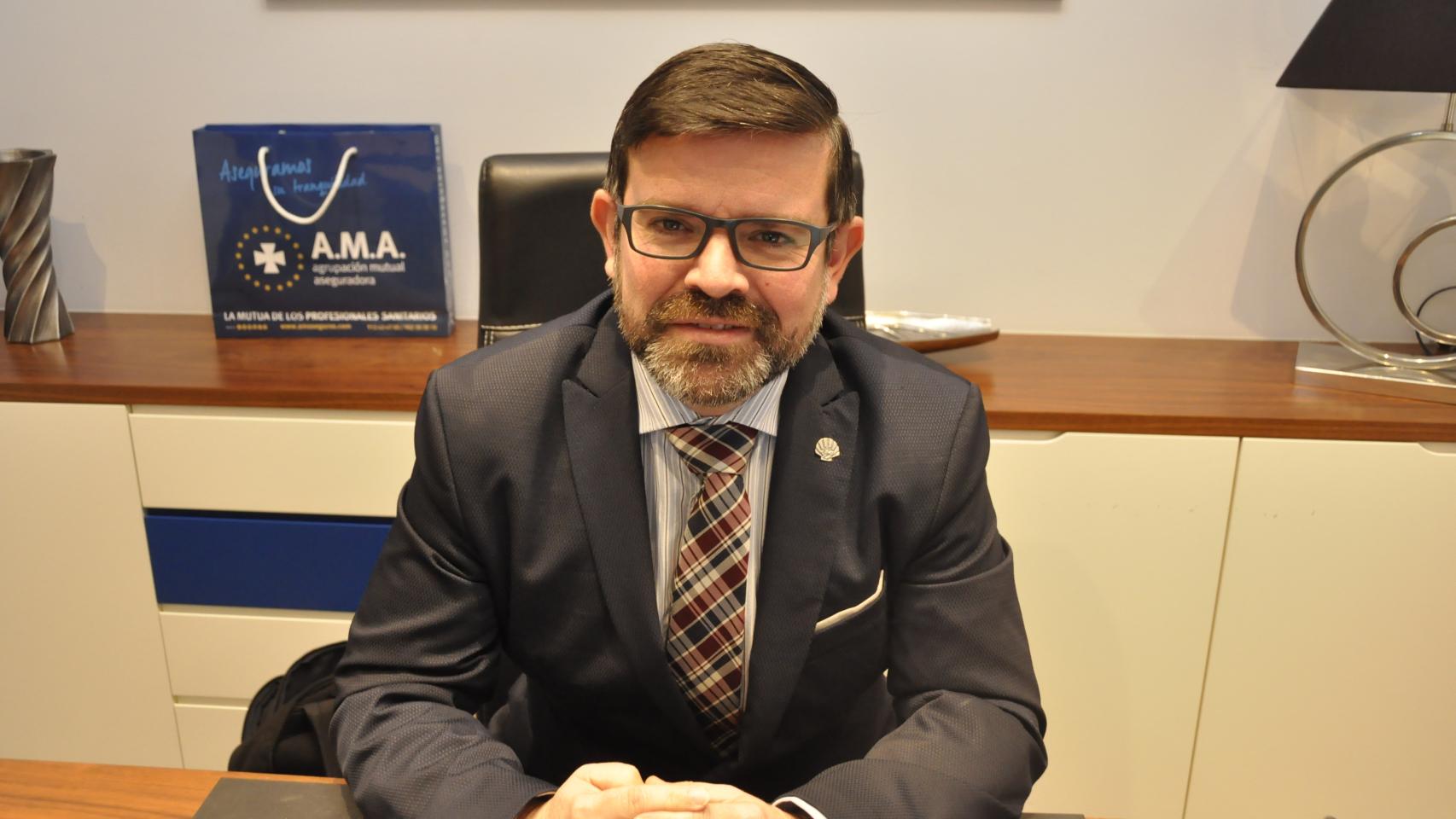Gustavo Paseiro Ares, presidente del Consejo General de Colegios de Fisioterapeutas de España.