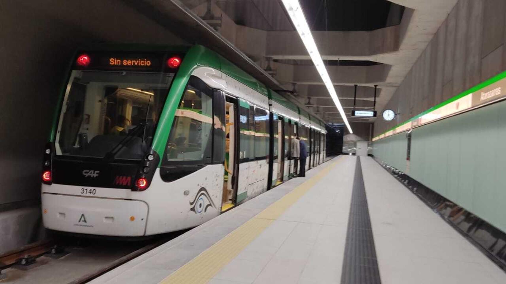 Imagen del Metro de Málaga.