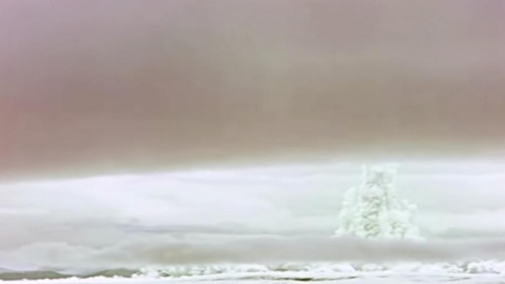 Explosión nuclear de la Bomba del Zar.