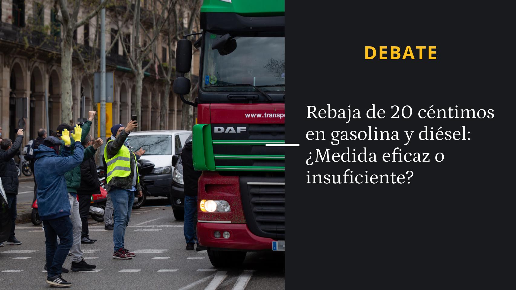 Debate | Sánchez baja 20 céntimos la gasolina y el diésel ¿Qué le parece la medida?