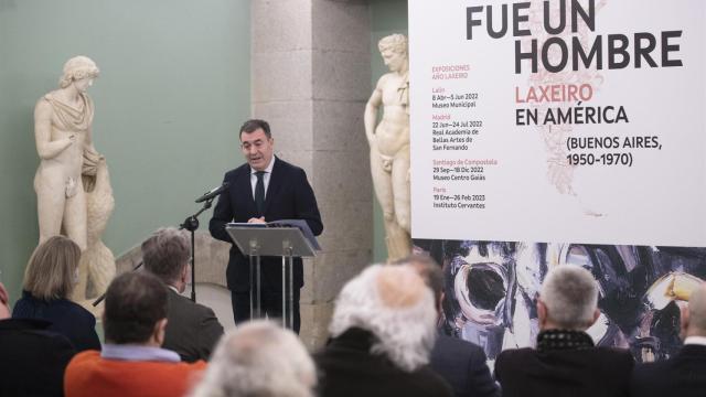 Presentación de la exposición sobre Laxeiro ‘Fue un hombre’.