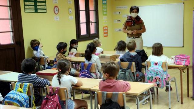Una clase en un colegio público, en una imagen de archivo.