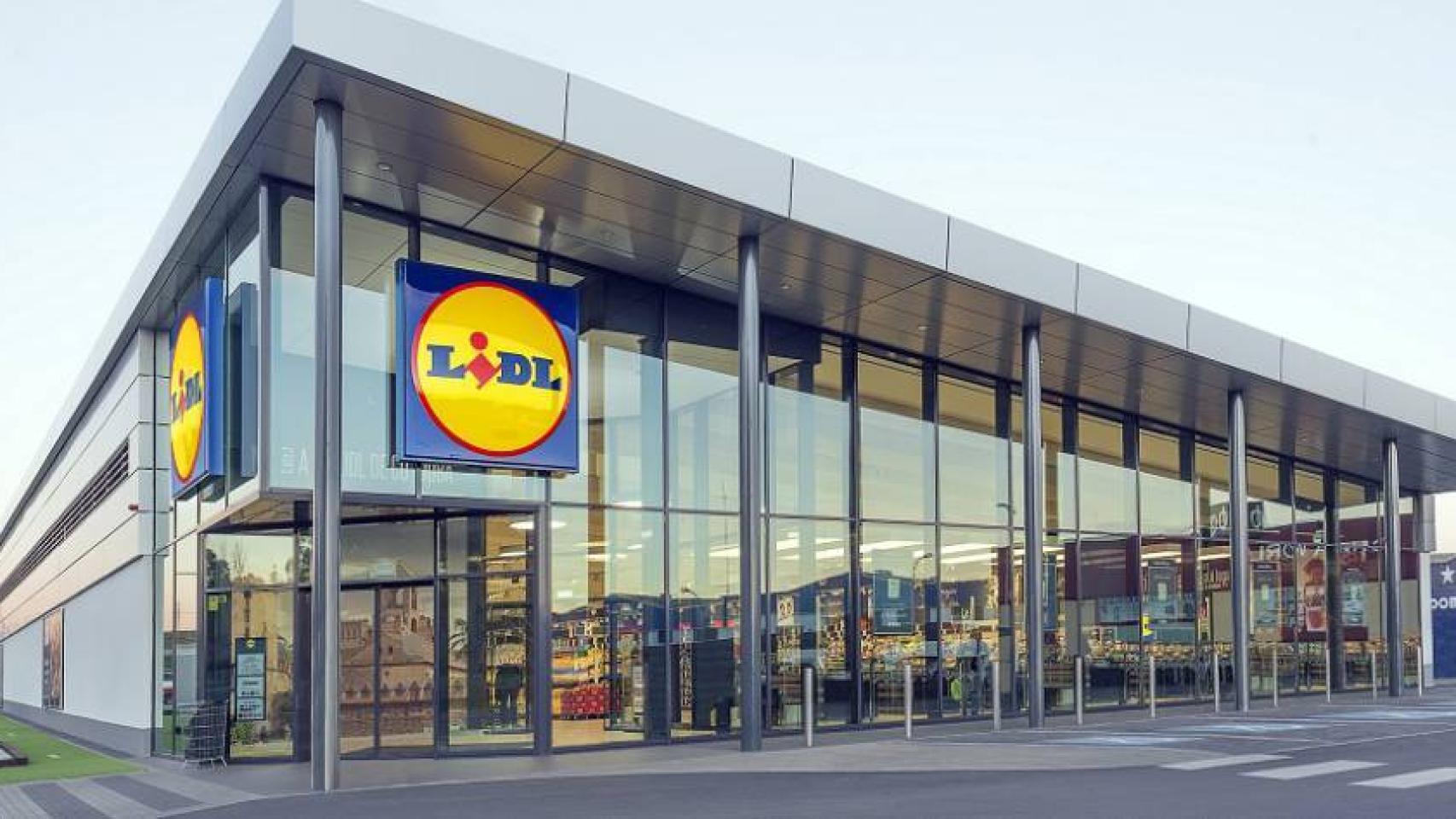 Fachada de supermercado Lidl.