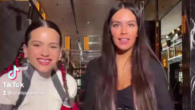 Rosalía y Pedroche en el vídeo que se ha hecho viral.