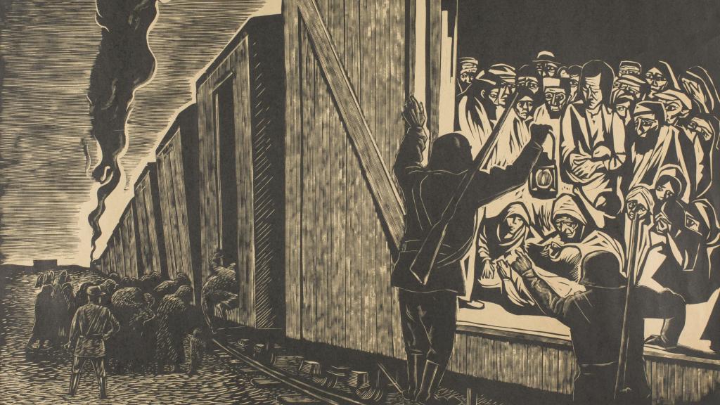 Leopoldo Méndez: 'Deportación hacia la muerte', 1942