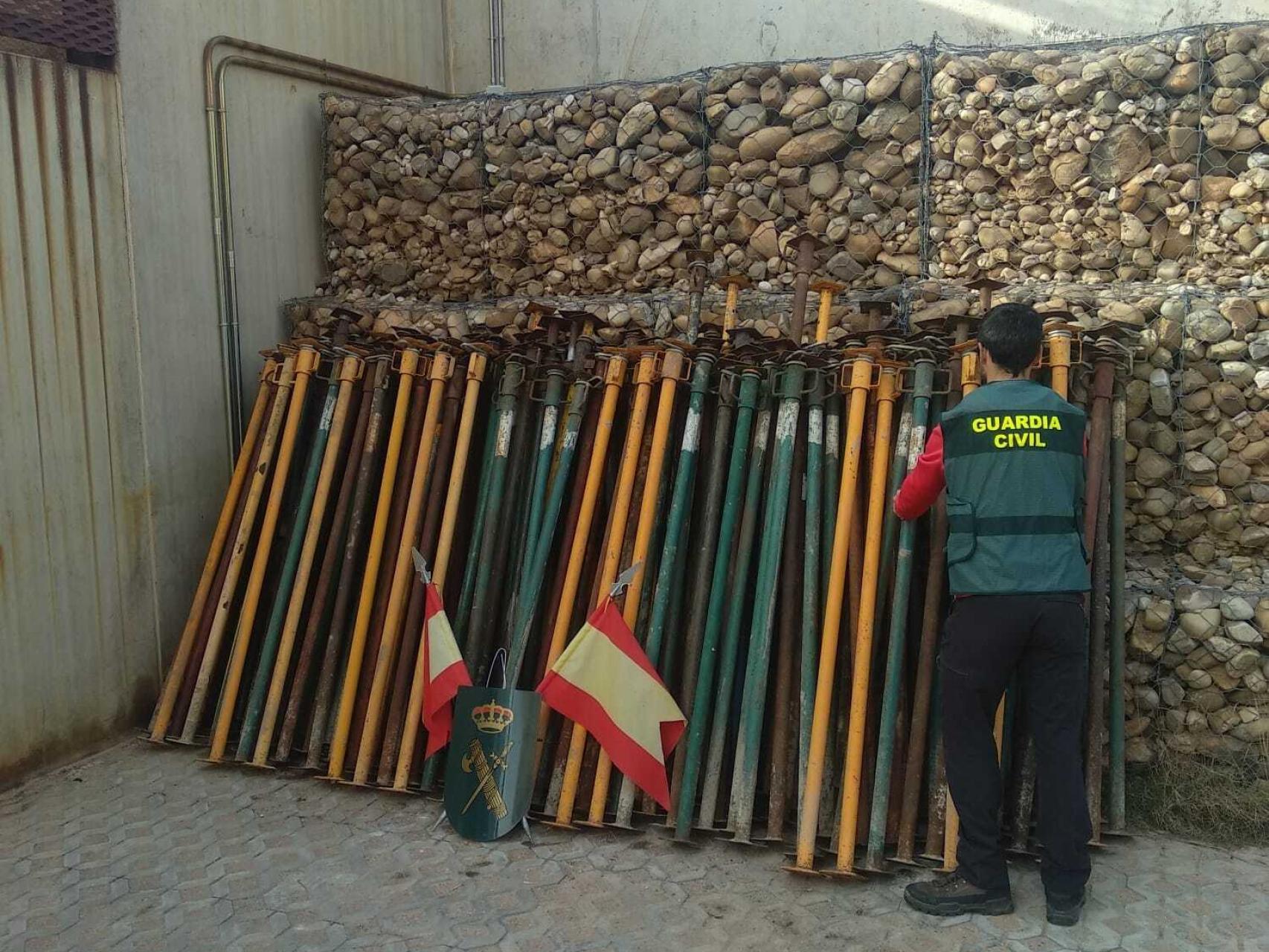 Investigadas dos personas en Soria por un presunto delito de robo de material de obra