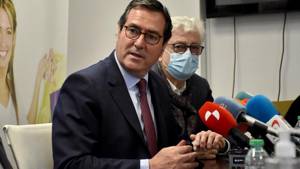 El presidente de CEOE, Antonio Garamendi