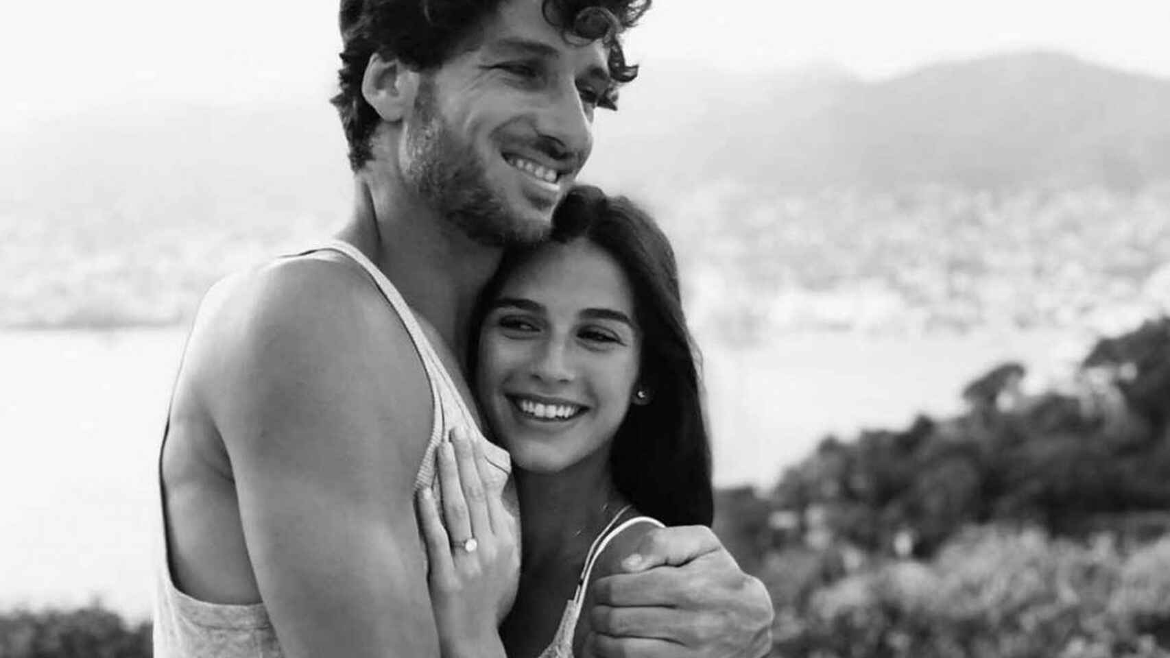 Feliciano López y Sandra Gago, en una imagen de sus redes sociales.