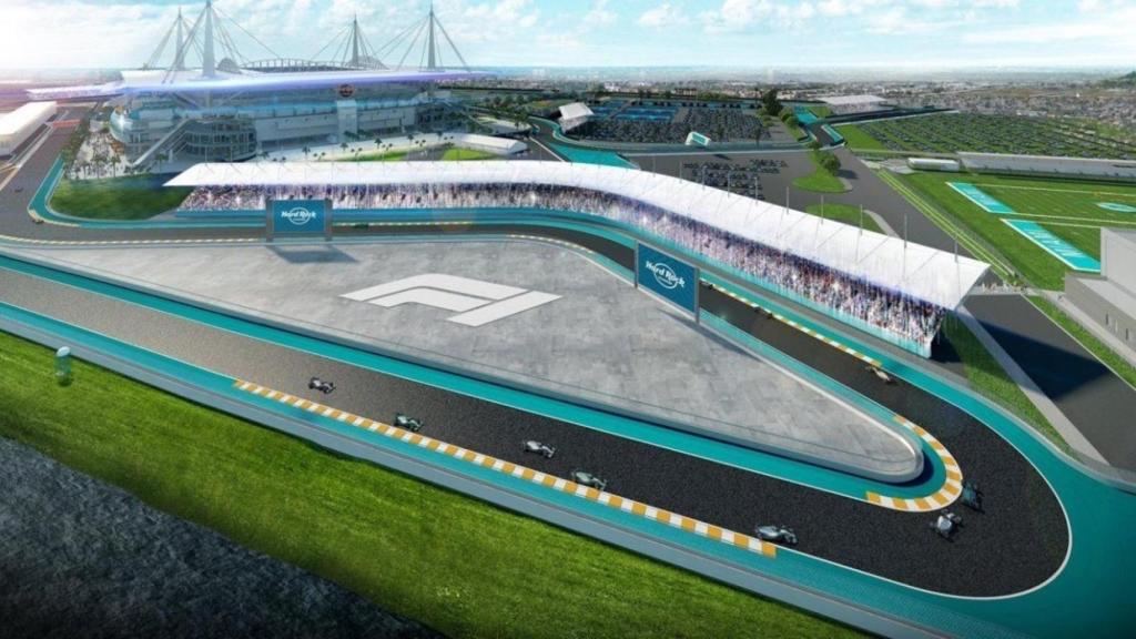 Recreación del Autódromo Internacional de Miami