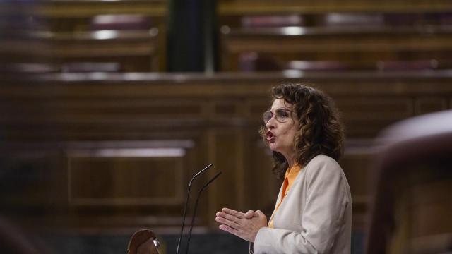 María Jesús  Montero, en el Congreso de los Diputados.