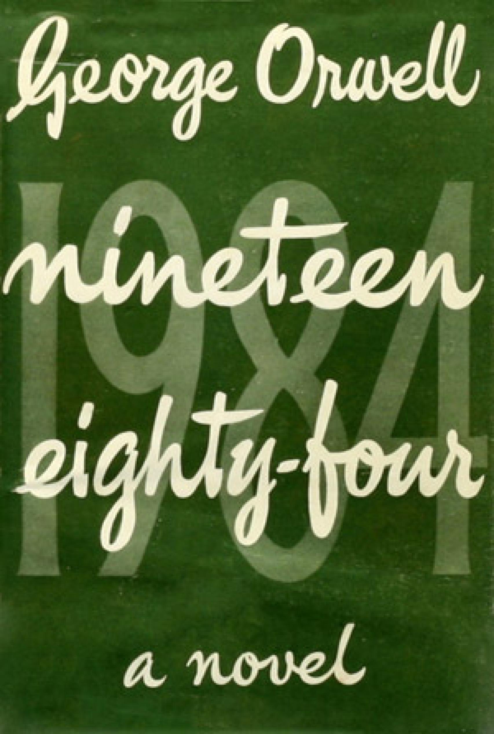 Portada original de la novela '1984'.