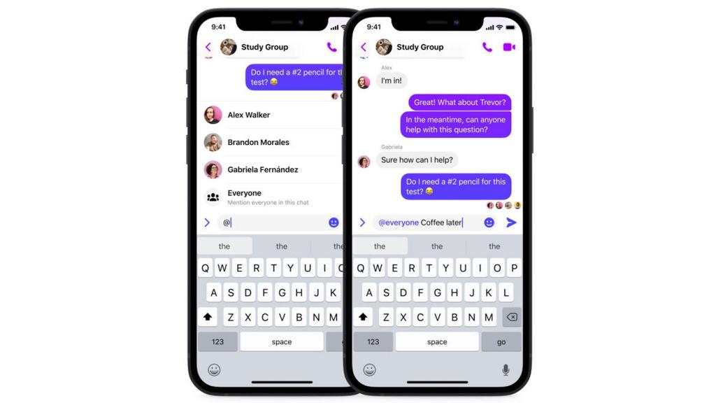 Messenger mención a todos