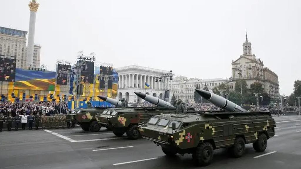Tochka en un desfile militar en Kiev, en 2016