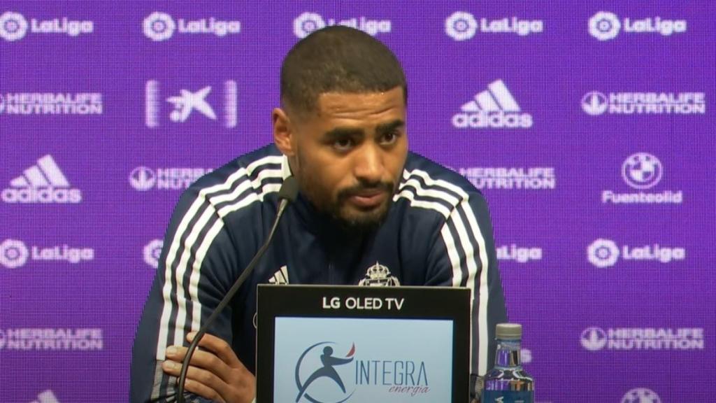 Saidy Janko durante la rueda de prensa