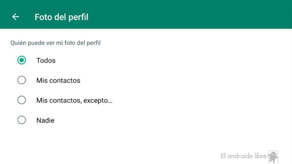Fotos de perfil de WhatsApp