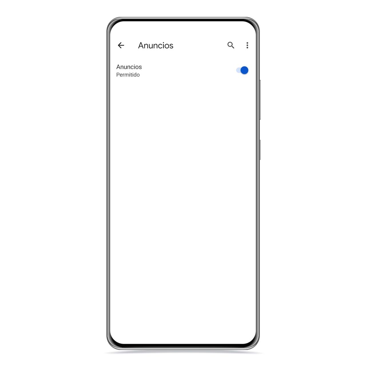 Permitir anuncios en Google Chrome