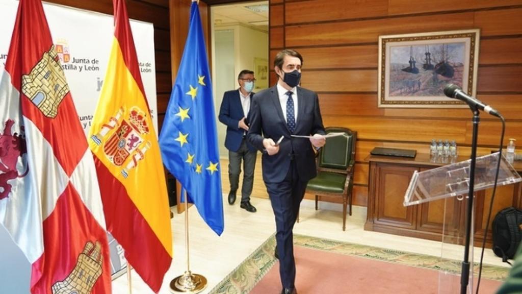 El consejero de Medio Ambiente, Vivienda y Ordenación del Territorio, Juan Carlos Suárez-Quiñones