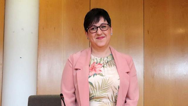 Camino Cabañas, la alcaldesa de San Andrés en el pleno de la Constitución del Ayuntamiento