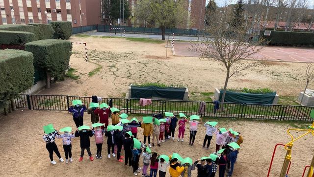 Alumnos en una escuela pública de Salamanca