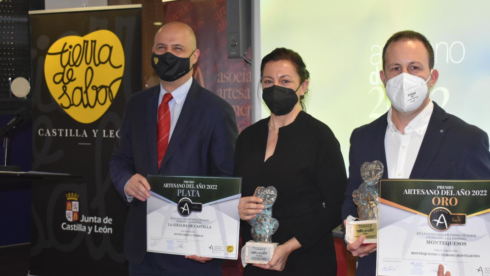 Los dos primeros clasificados en los Premios Artesanos del Año 2022