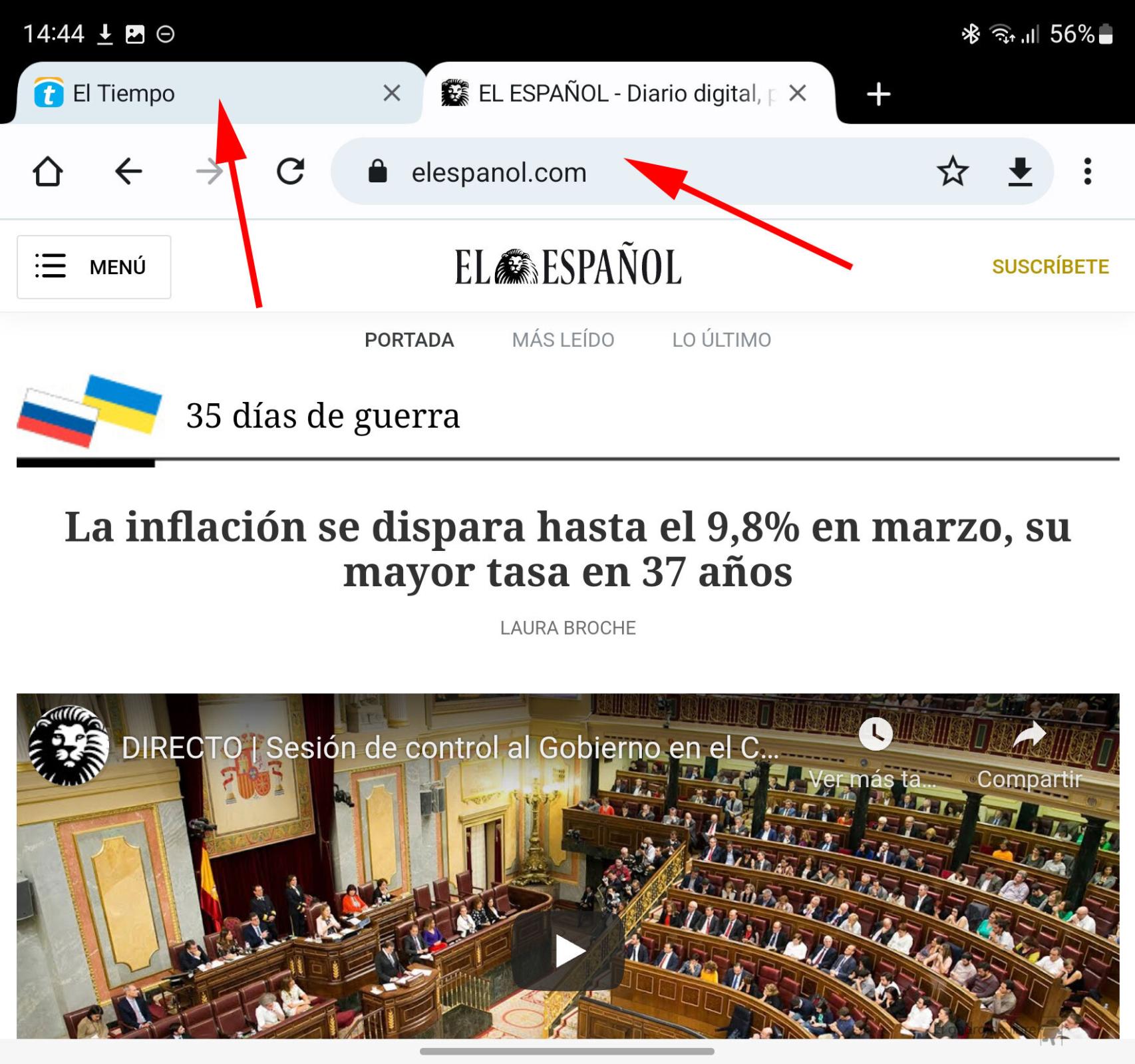 Colores con fondo de pantalla azul