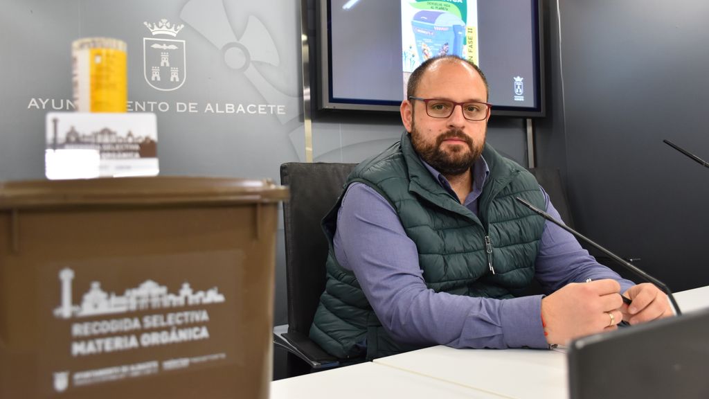 Julián Ramón, concejal de Sostenibilidad y Cambio Climático de Albacete. Foto: Ayuntamiento de Albacete.