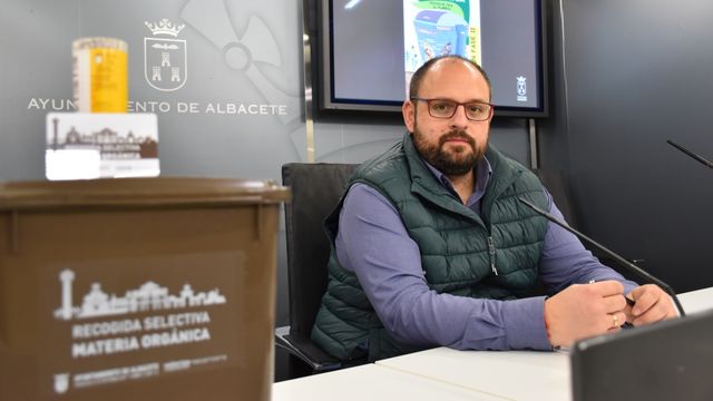 Julián Ramón, concejal de Sostenibilidad y Cambio Climático de Albacete. Foto: Ayuntamiento de Albacete.