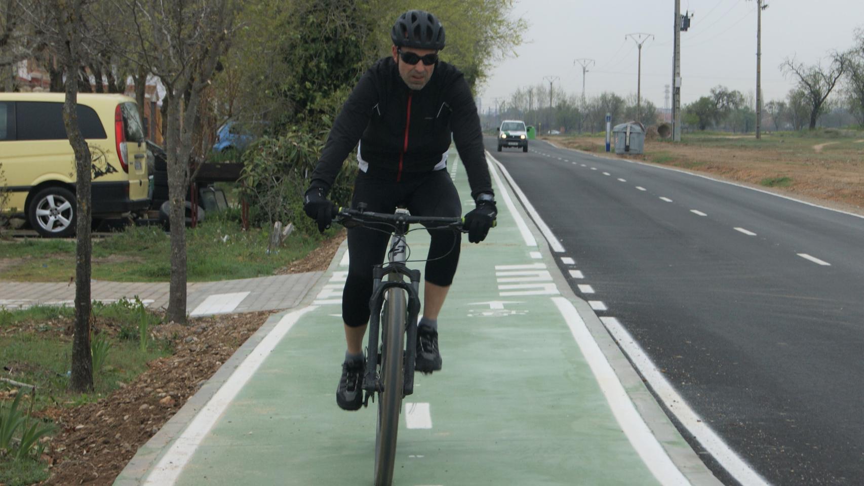 Nuevo carril bici en Cañada Real