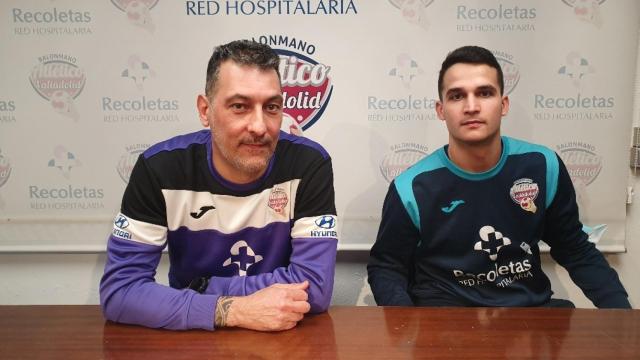 Óscar Ollero y Jorge Serrano durante la rueda de prensa