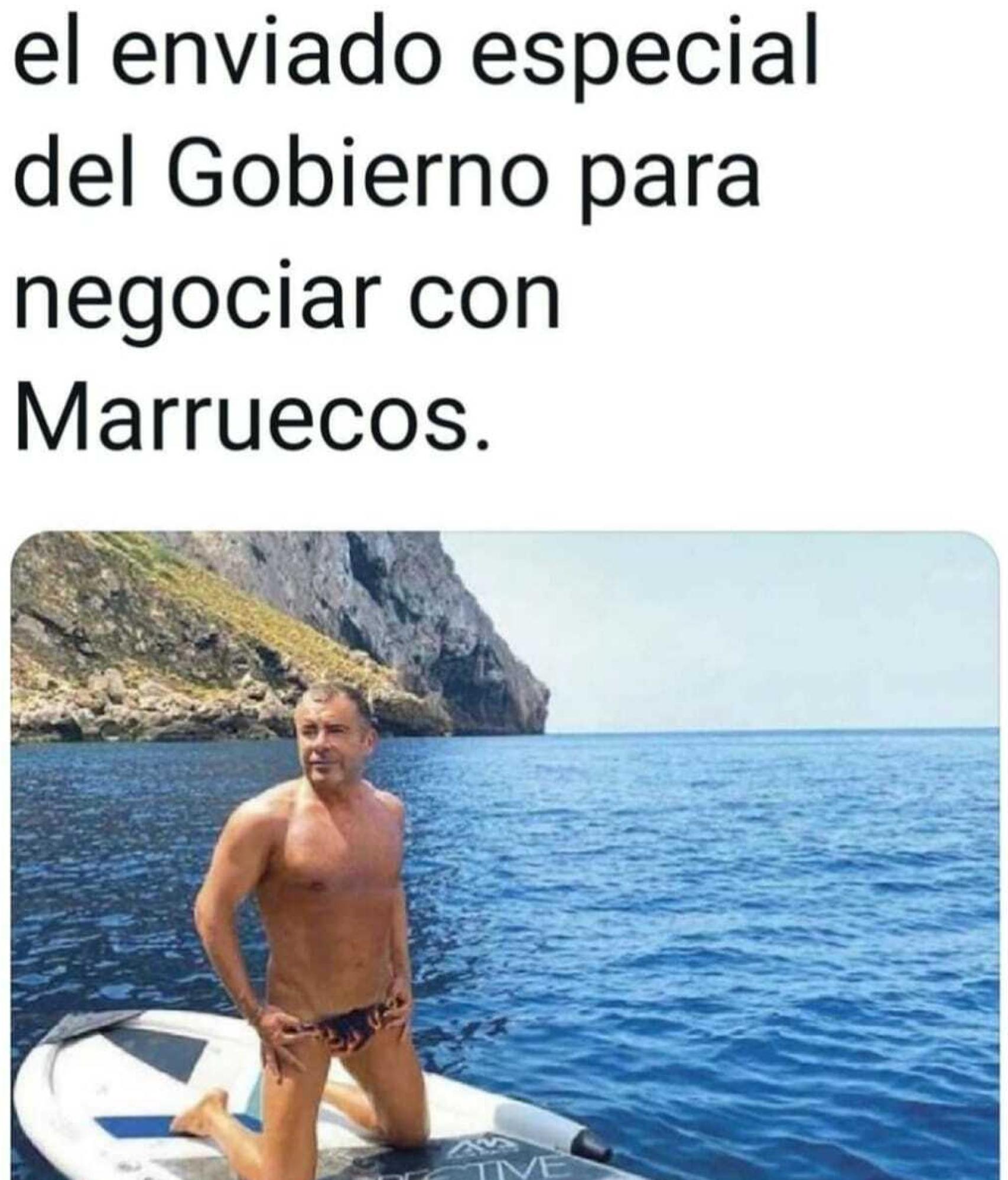 Imagen compartida por el policía investigado.