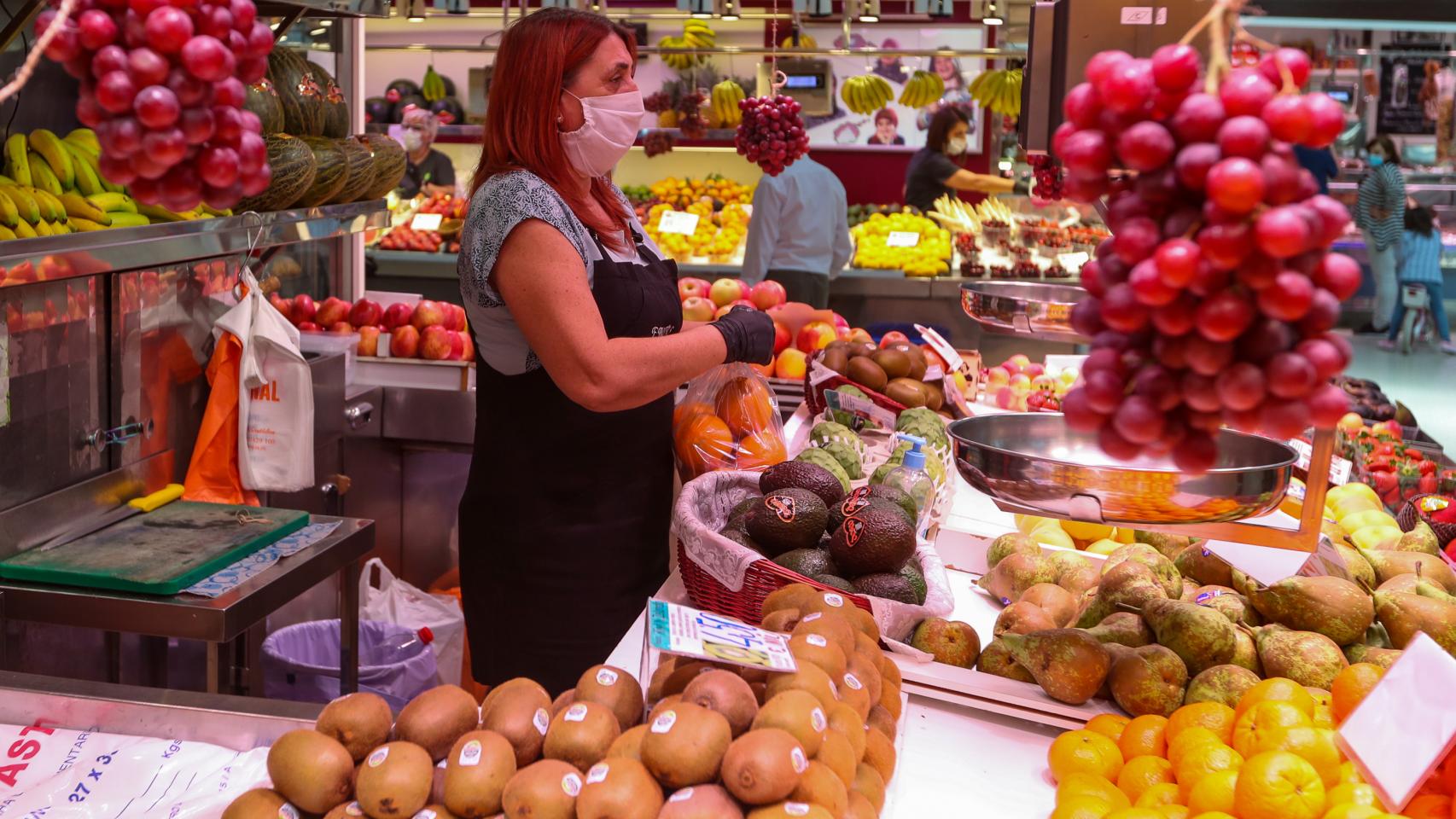 Frutería del Mercado Central de Valencia.