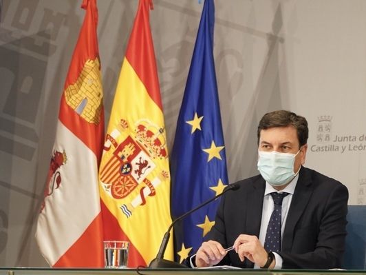 El portavoz en funciones, Carlos Fernández Carriedo.