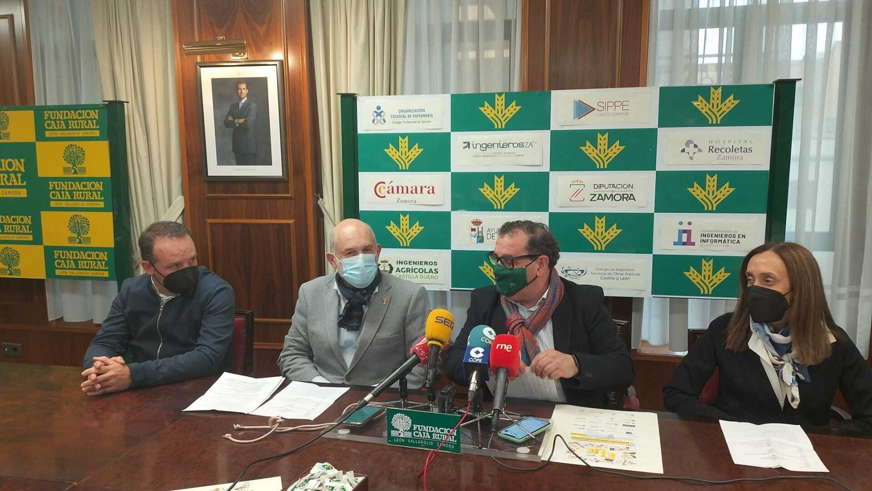 Presentación en Caja Rural de Zamora del VIII Encuentro Internacional de Jóvenes Emprendedores