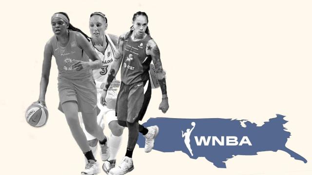 Jonquel Jones, Diana Taurasi y Brittney Griner