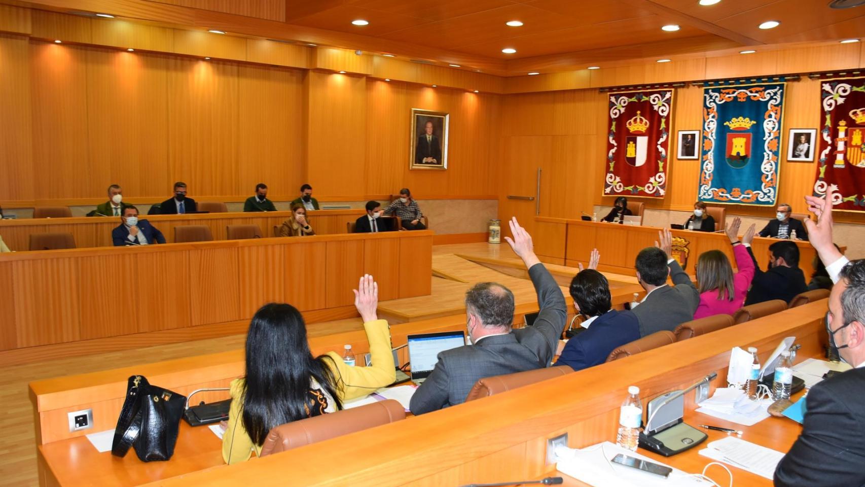 Pleno del Ayuntamiento de Talavera. Foto: Ayuntamiento de Talavera.