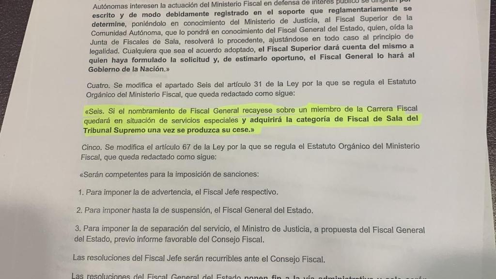 Enmienda en la Ley Concursal que beneficia a Dolores Delgado.