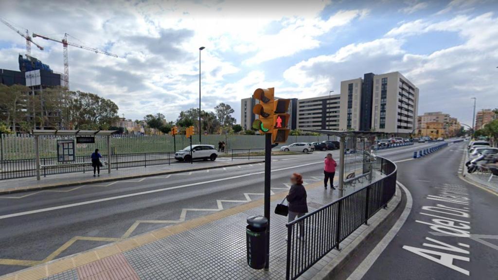 La avenida donde ocurrieron los hechos.